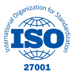 ISO 27001 certified badge